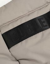 Mantel - Kapuze mit Tunnelzug - grau