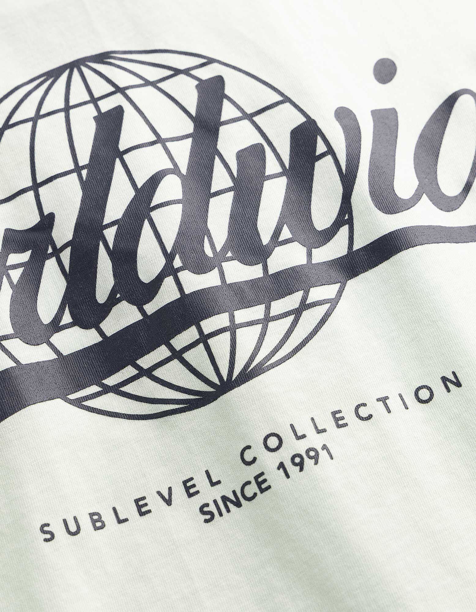 T-Shirt - R&uuml;ckenprint - hellgr&uuml;n