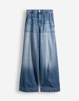 Jeans - Wide fit - blauw