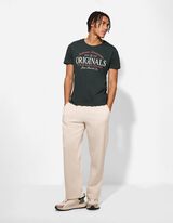 T-Shirt - Print - dunkelgr&uuml;n