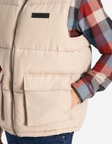 Steppelt mellény - Lezser fazon - bézs