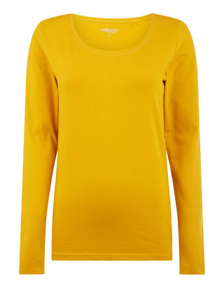 Damen Longsleeve mit Rundhalsausschnitt