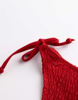 Plavky - Postrann&iacute; &scaron;něrov&aacute;n&iacute; - cervena