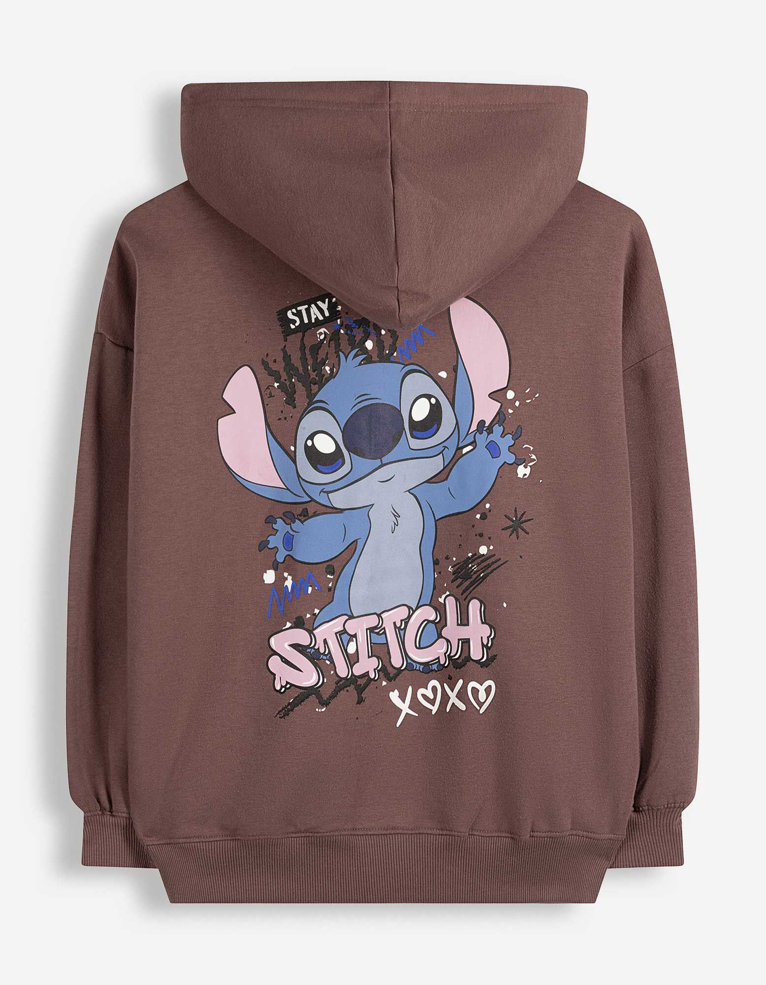 Hoodie - Lilo & Stitch - Braun