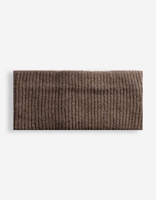 Hoofdband - Ribtricot - bruin
