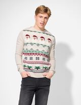 Pulover - Božić - bijela