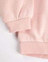 Meleg&iacute;tőfelső - H&iacute;mz&eacute;sekkel - rozsaszin