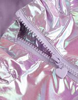 Bunda - Trblietavá potlač - fialovy