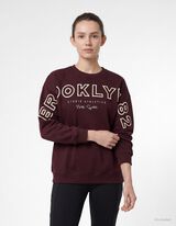 Sweatshirt - Baumwoll-Mix - Lila