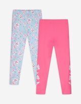 Leggings - Pachet de 2 - Albastru deschis
