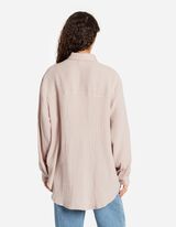 Camicia blusata - Mussola - beige