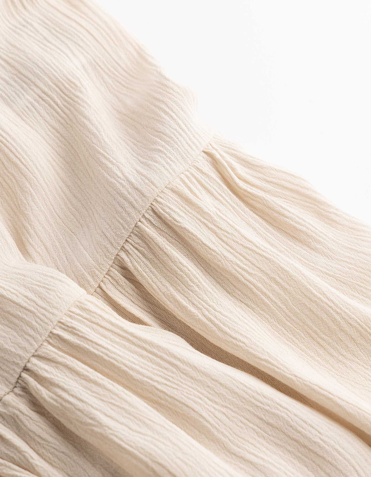 Skort - einfarbig - Beige