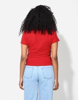 Tričko - Jednobarevné - cervena