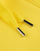 Sweatjacke - einfarbig - gelb