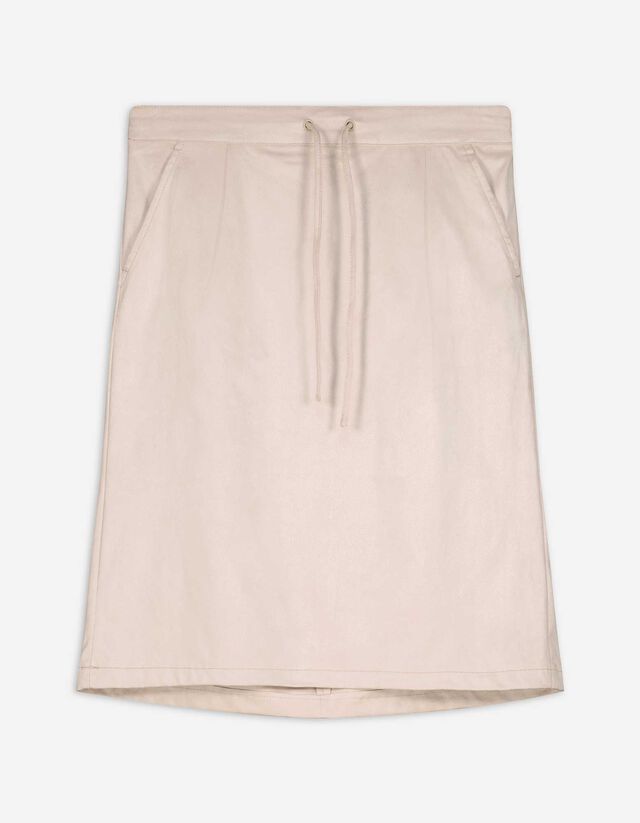 Rock - einfarbig - beige