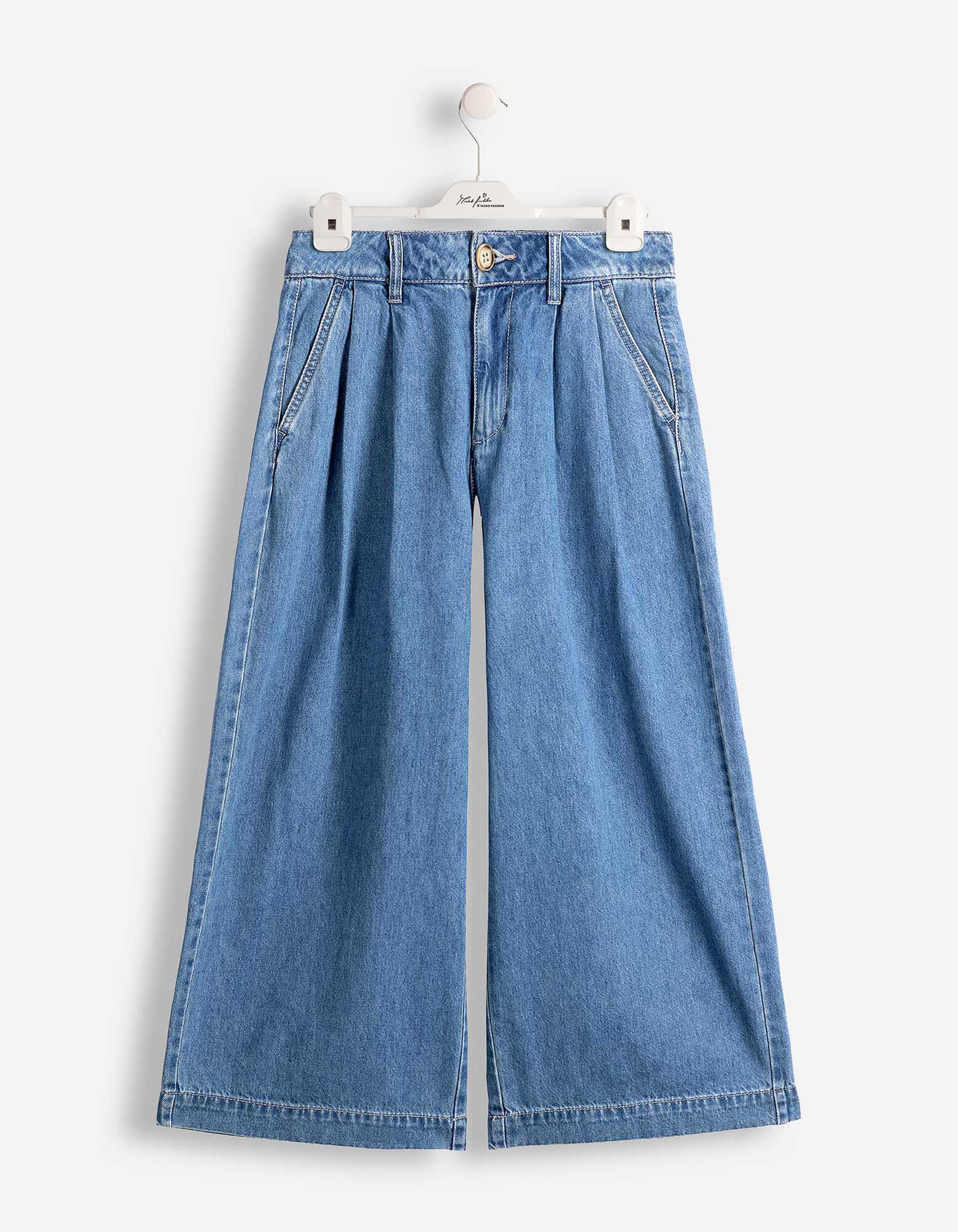 Culotte - Wide Fit - blau