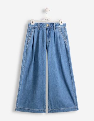 Culotte - Wide Fit - blau
