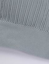 Podprsenkový top - Rebrované - seda