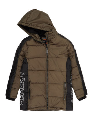 Jungen Steppmantel mit Kapuze 