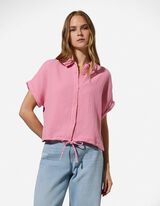 Chemise - Mousseline - rose