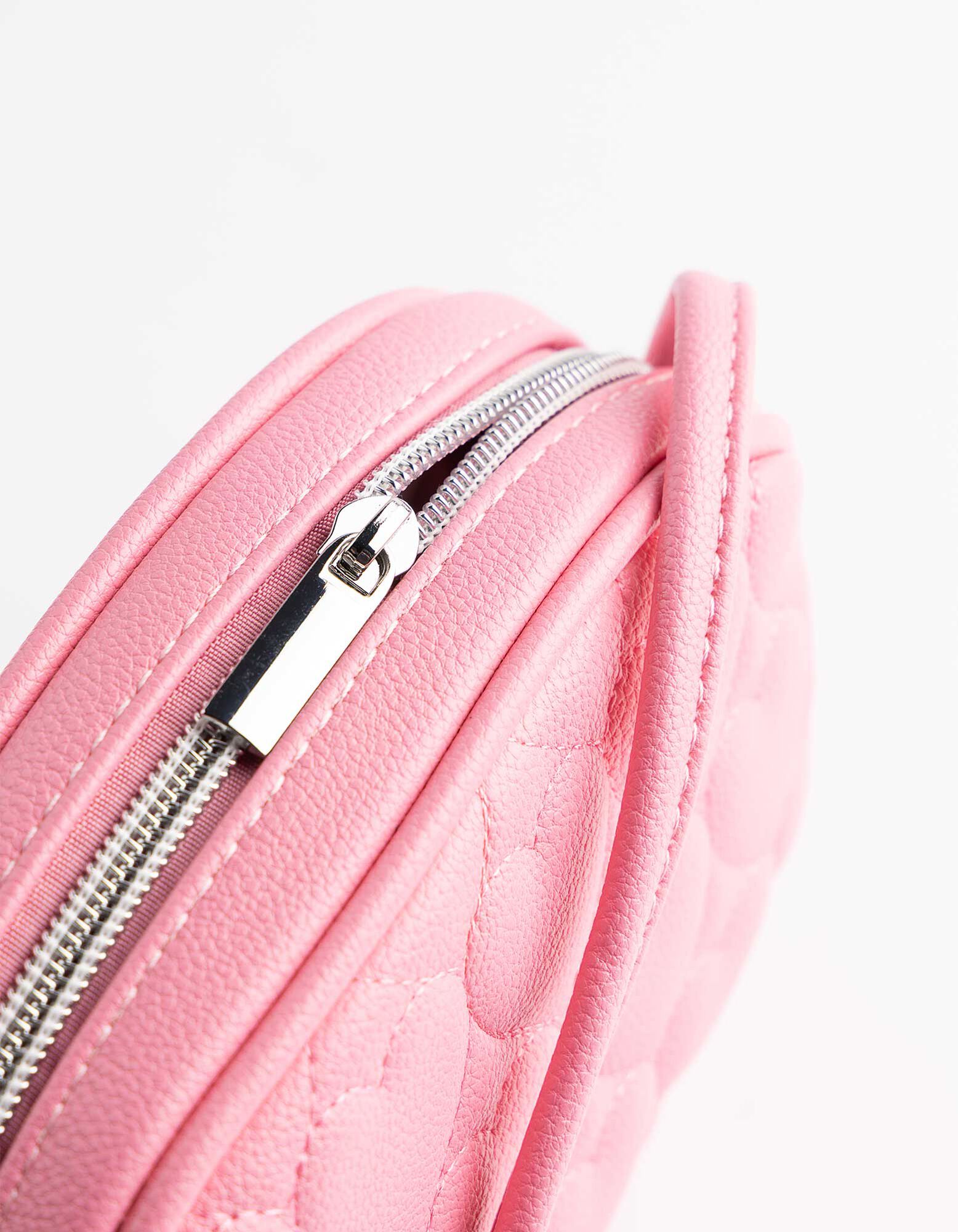 Sac &agrave; main - Motif matelass&eacute; - rose