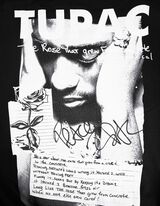 Kapucnis felső - 2Pac - fekete