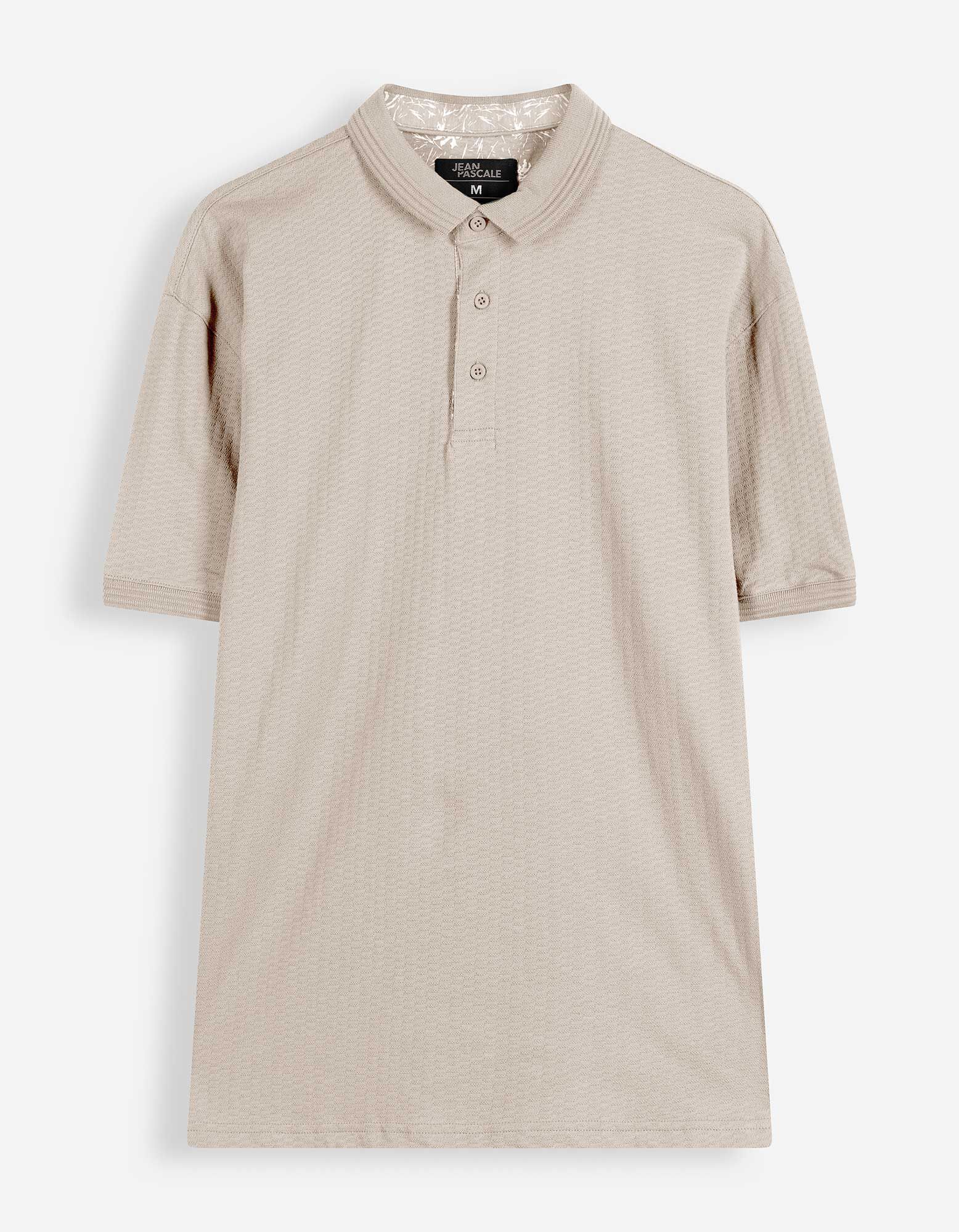 Polo - Unicolore - Beige