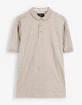 Polo - Unicolore - Beige