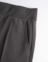 Palazzo pantalone - Elastični pojas - tamno-siva