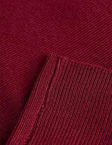 Pullover - Fledermausärmel - dunkelrot