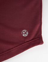 Langarmshirt - Atmungsaktiv - dunkelrot