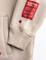 Sweat &agrave; capuche - Application - beige