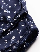 Hose - Allover-Print - dunkelblau