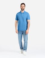 Polo - Coton - Bleu