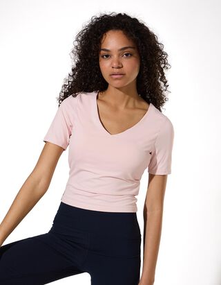 T-Shirt - Herausnehmbare Cups - Flieder