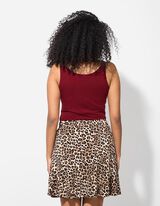 Top - Stretchanteil - dunkelrot