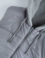 kamizelka - Odwracalne - szary