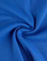 Top - Geribde structuur - blauw