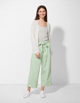 Kardiganas - Viskozės mi&scaron;inys - baltas