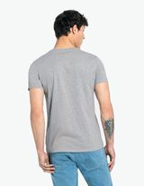 Tričko - Melírovaný - seda