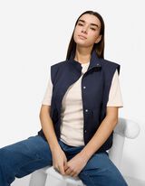 Gilet - Oversized fit - donkerblauw