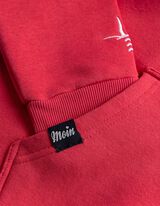 Propínací mikina - Potisk - cervena