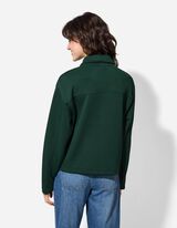 Sweatjacke - Modal-Anteil - grün