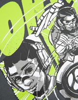 T-shirt - nadruk - ciemny szary