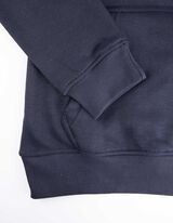 Hoodie - Vooropdruk - donkerblauw