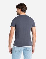 Tricou - Double-Layer-Look - Albastru inchis
