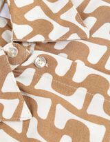 Chemisier - Imprimé all-over - Beige
