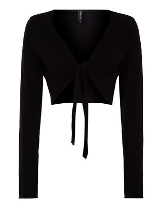 Damen Bolero mit Saum zum Binden