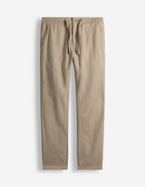 Chinohose - Leinen-Optik - beige