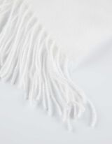 Šál - Jednofarebný - biely